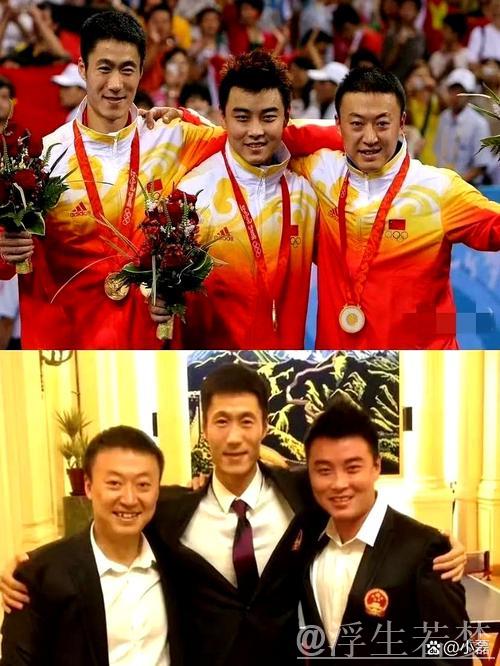 国乒二王一马巅峰对决，王励勤与马琳的精彩瞬间令人陶醉！